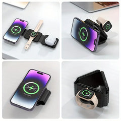 Wireless Charger 3 in 1 Android & Apple